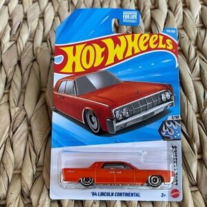 Hot Wheels 64 Lincoln Continental Orange 1964 Car Diecast Hotwheels Classic 2026
